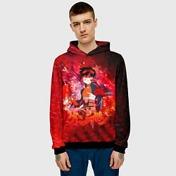 Толстовка-худи мужская Симон - Гуррен-Лаганн, цвет: 3D-черный — фото 2