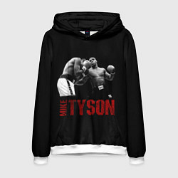 Толстовка-худи мужская Майк Тайсон Mike Tyson, цвет: 3D-белый