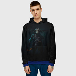 Толстовка-худи мужская HSD Мясник, цвет: 3D-синий — фото 2