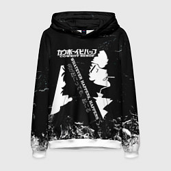 Толстовка-худи мужская Ичиго, Бякуя, Тосиро и Гин - Bleach, цвет: 3D-белый