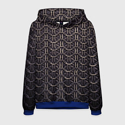 Толстовка-худи мужская Кольчуга железная средневековая, цвет: 3D-синий