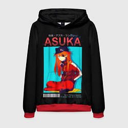 Толстовка-худи мужская Asuka - Neon Genesis Evangelion, цвет: 3D-красный