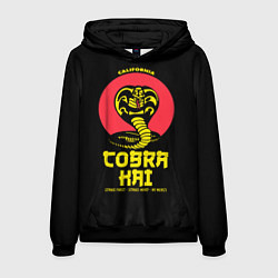 Толстовка-худи мужская Cobra Kai California, цвет: 3D-черный