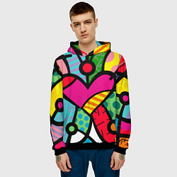 Толстовка-худи мужская Ромеро Бритто Арт, цвет: 3D-черный — фото 2