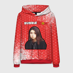 Толстовка-худи мужская BUBBLE KVASS - ДОРА Арт, цвет: 3D-красный