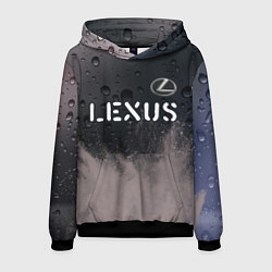 Толстовка-худи мужская LEXUS Lexus - Краски, цвет: 3D-черный