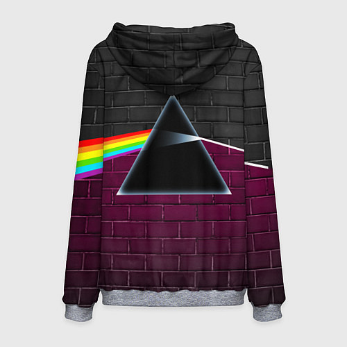 Мужская толстовка PINK FLOYD ПИНК ФЛОЙД / 3D-Меланж – фото 2