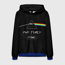 Толстовка-худи мужская PINK FLOYD TIME ПИНК ФЛОЙД ЛОГОТИП, цвет: 3D-синий