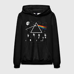 Толстовка-худи мужская PINK FLOYD LOGO ПИНК ФЛОЙД НЕБО, цвет: 3D-черный