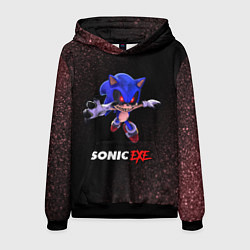Толстовка-худи мужская SONIC EXE - Шум, цвет: 3D-черный