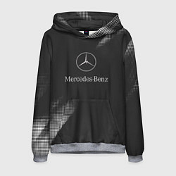 Толстовка-худи мужская Mercedes-Benz Мерс, цвет: 3D-меланж