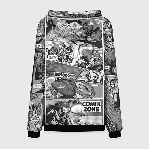 Мужская толстовка Gray comix / 3D-Черный – фото 2
