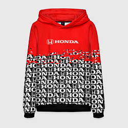 Толстовка-худи мужская Honda - Pattern, цвет: 3D-черный