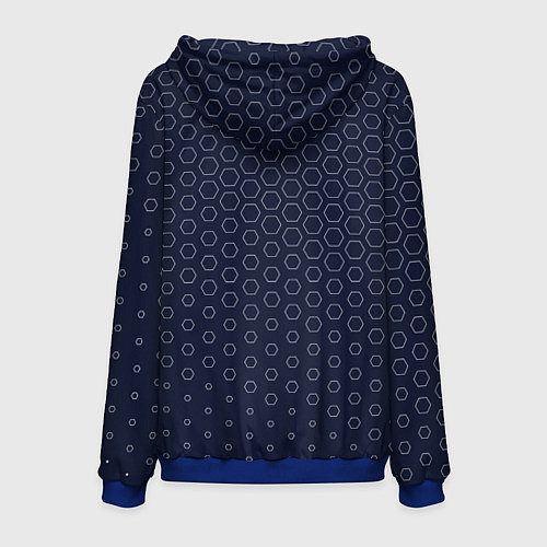 Мужская толстовка МЕРСЕДЕС Autosport Графика / 3D-Синий – фото 2