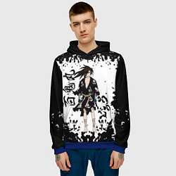 Толстовка-худи мужская Дороро Dororo, Хяккимару, цвет: 3D-синий — фото 2