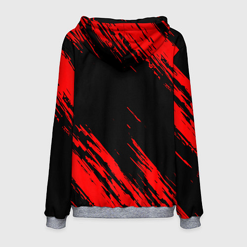 Мужская толстовка Mitsubishi Texture Red / 3D-Меланж – фото 2