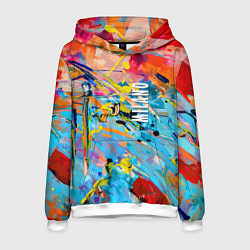 Толстовка-худи мужская Vanguard fashion pattern Milano, цвет: 3D-белый