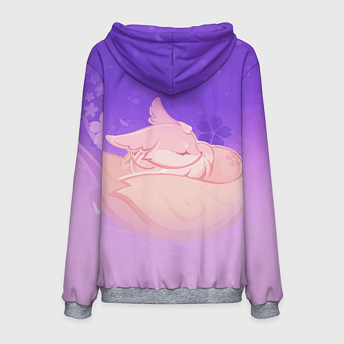 Мужская толстовка Yae Miko Genshin Impact / 3D-Меланж – фото 2