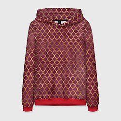 Мужская толстовка Gold & Red pattern