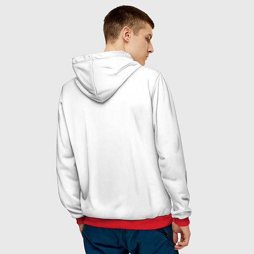 Мужская толстовка ELDEN RING время путешествовать Элден Ринг / 3D-Красный – фото 4