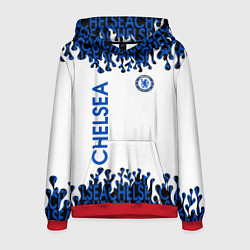 Толстовка-худи мужская Chelsea челси спорт, цвет: 3D-красный