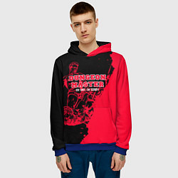 Толстовка-худи мужская Мастер подземелья арт, цвет: 3D-синий — фото 2
