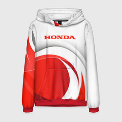 Толстовка-худи мужская Хонда HONDA, цвет: 3D-красный