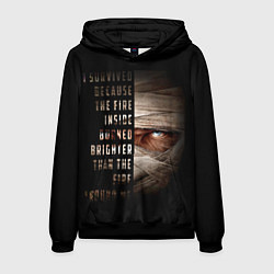 Толстовка-худи мужская Fallout - Joshua Graham, цвет: 3D-черный