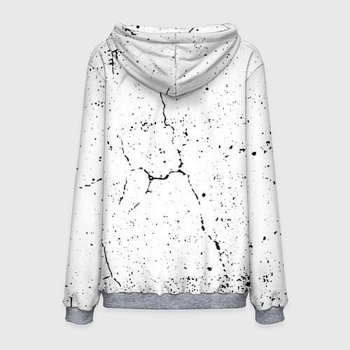 Мужская толстовка Banksy Panda with guns Бэнкси / 3D-Меланж – фото 2