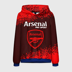 Толстовка-худи мужская ARSENAL Pro Sport Спрей, цвет: 3D-синий