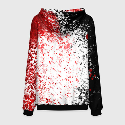 Мужская толстовка Канеки Кен Брызги Краски Токийский Гуль / 3D-Черный – фото 2