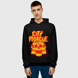 Толстовка-худи мужская ZillaKami x SosMula City Morgue Черепа, цвет: 3D-черный — фото 2