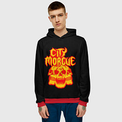Толстовка-худи мужская ZillaKami x SosMula City Morgue Черепа, цвет: 3D-красный — фото 2
