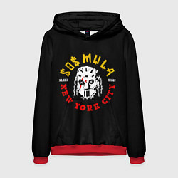 Толстовка-худи мужская ZillaKami x SosMula City Morgue Sleez Bag, цвет: 3D-красный