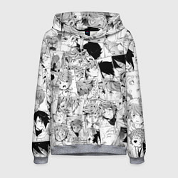 Толстовка-худи мужская Обещанный Неверленд pattern, цвет: 3D-меланж