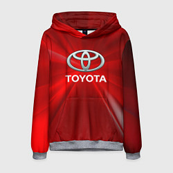 Толстовка-худи мужская Toyota тойота, цвет: 3D-меланж