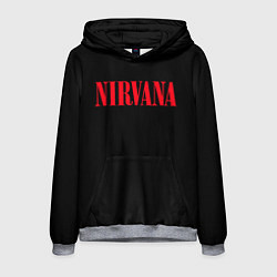 Толстовка-худи мужская Nirvana in Red, цвет: 3D-меланж
