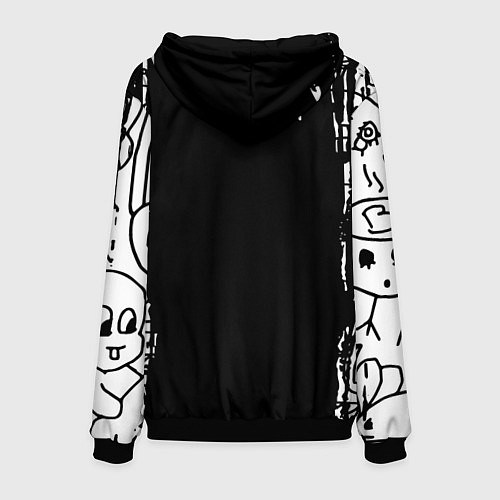 Мужская толстовка Die antwoord / 3D-Черный – фото 2