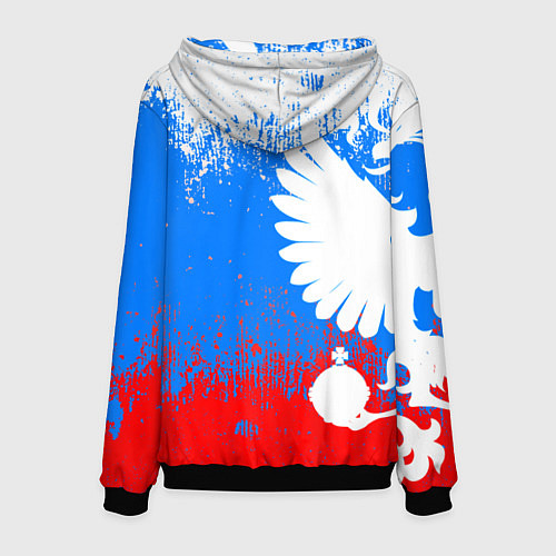 Мужская толстовка Я русский герб / 3D-Черный – фото 2