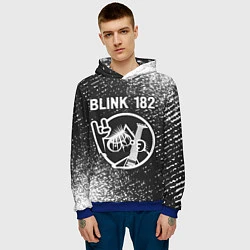 Толстовка-худи мужская Blink 182 КОТ Спрей, цвет: 3D-синий — фото 2