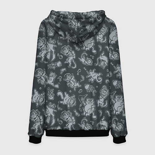 Мужская толстовка Морские Котики: Черный / 3D-Черный – фото 2