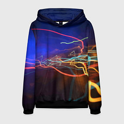 Мужская толстовка Neon vanguard pattern Lightning Fashion 2023