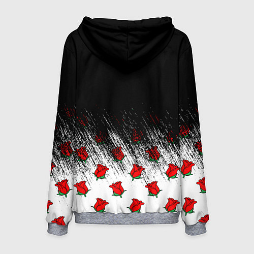 Мужская толстовка PYTN X ROSE пейтон моормиер / 3D-Меланж – фото 2