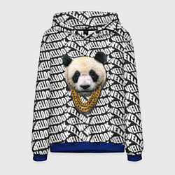 Толстовка-худи мужская Panda Look, цвет: 3D-синий