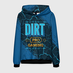 Толстовка-худи мужская Dirt Gaming PRO, цвет: 3D-черный