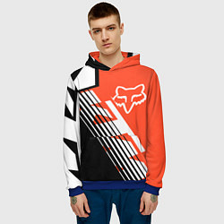 Толстовка-худи мужская FOX X KTM Сollaboration, цвет: 3D-синий — фото 2