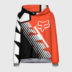 Толстовка-худи мужская FOX X KTM Сollaboration, цвет: 3D-меланж
