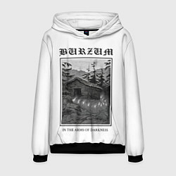 Толстовка-худи мужская In the arms of darkness - Burzum, цвет: 3D-черный