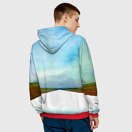 Мужская толстовка Get Yer Ya-Yas Out! - The Rolling Stones / 3D-Красный – фото 4