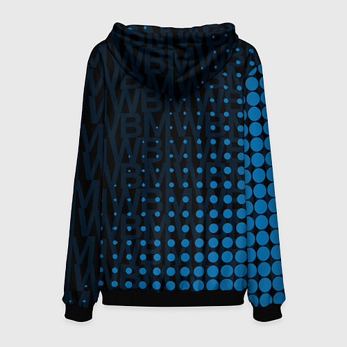 Мужская толстовка Bmw Паттерн / 3D-Черный – фото 2